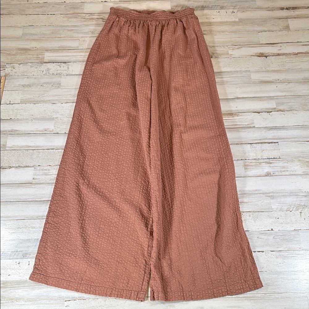 ASOS Wide Leg Pants in Rust